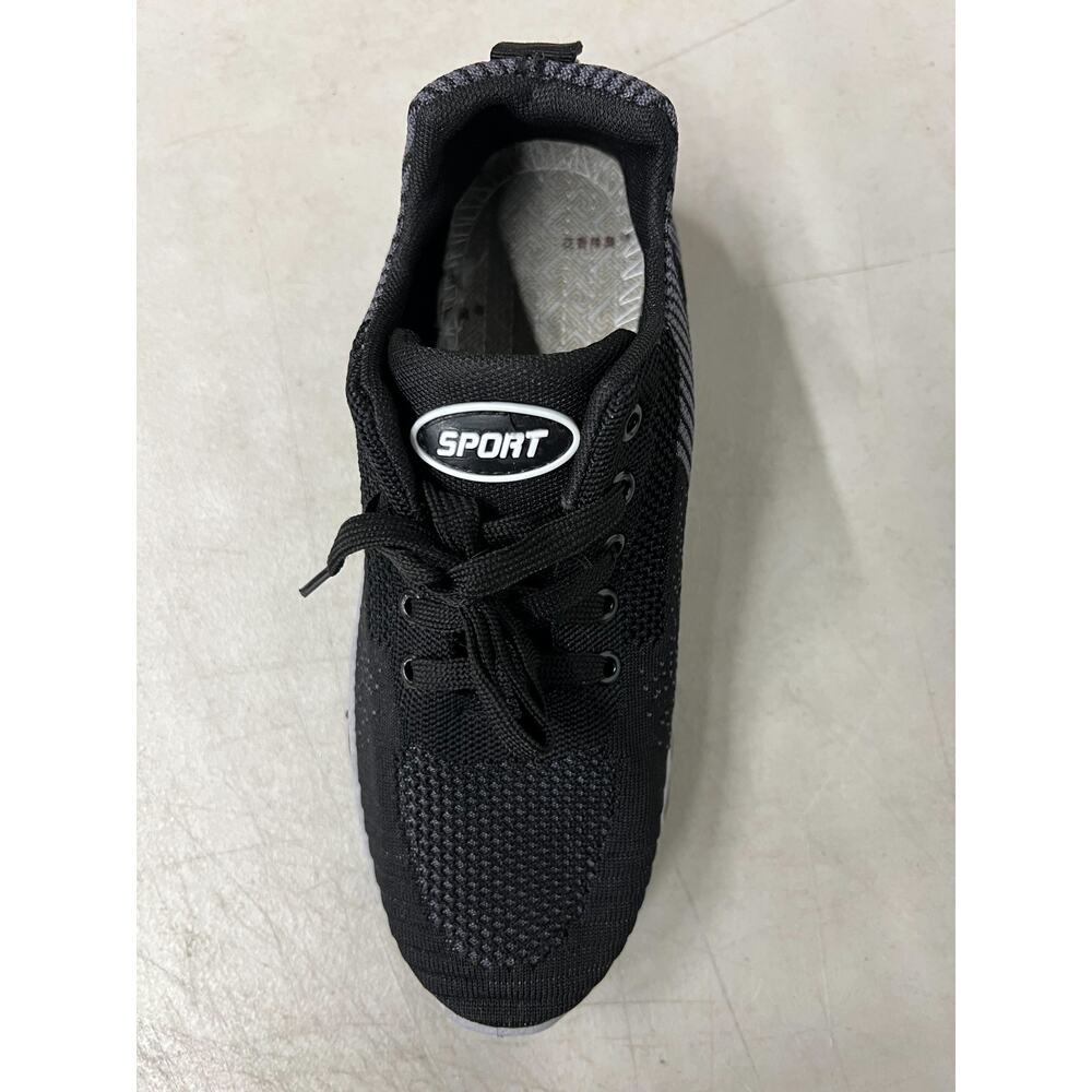USED SPORT Men’s Black Lightweight Mesh Running Sneakers ,SIZE 41